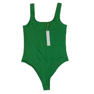 House of Harlow 1960 All Day Contour Bodysuit New With Tag Green Medium